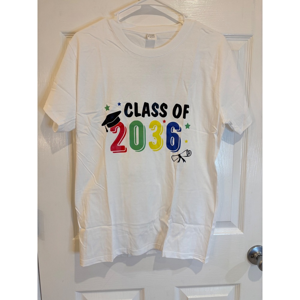 Class of 2036โ T-Shirt Graduation Years Preschool Pre-K Elementary School Unisex